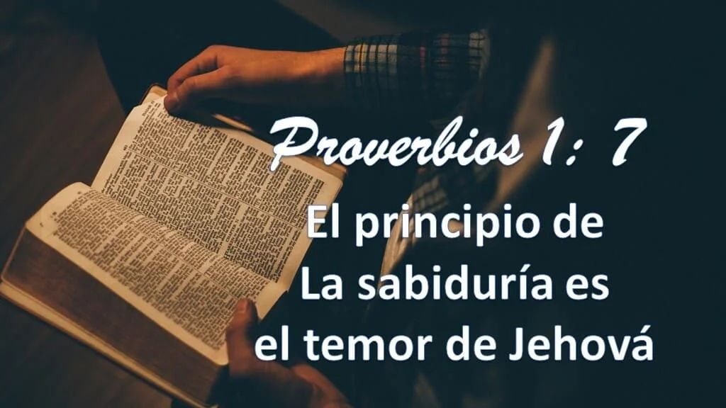 proverbios 1 7